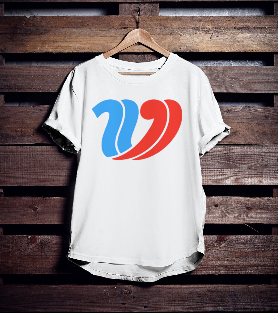 Vulfansa Blue Red Stylized W Icon T-Shirt