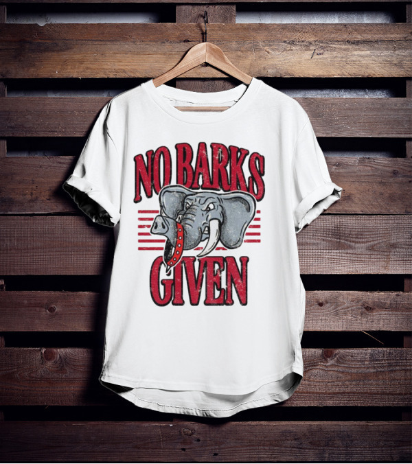 Alabama Crimson Tide Triumphs Over Georgia Bulldogs No Barks Given T-Shirt