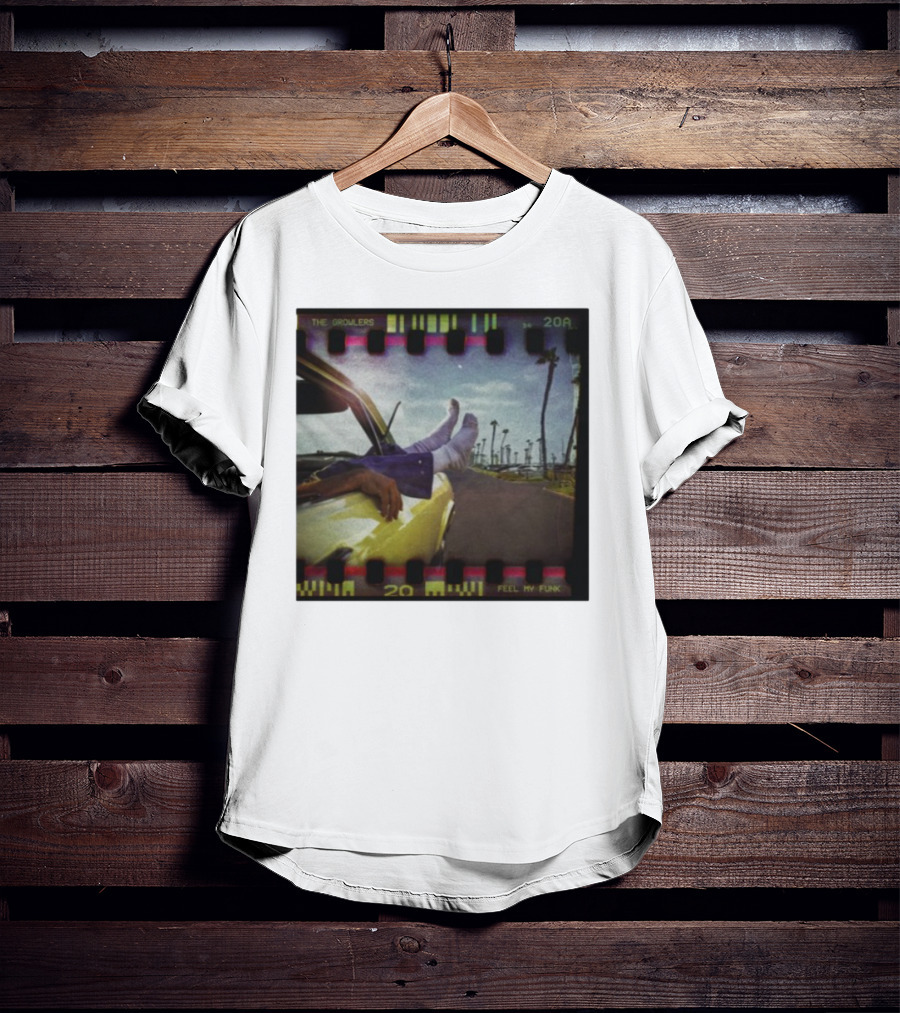 The Growlers Feel My Funk Vintage Filmstrip Car Ride Palms T-Shirt