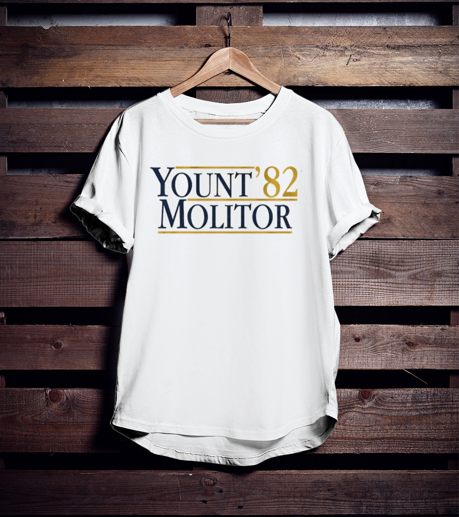 Yount '82 Molitor Milwaukee Brewers MLB Baseball Robin Yount Paul Molitor T-Shirt