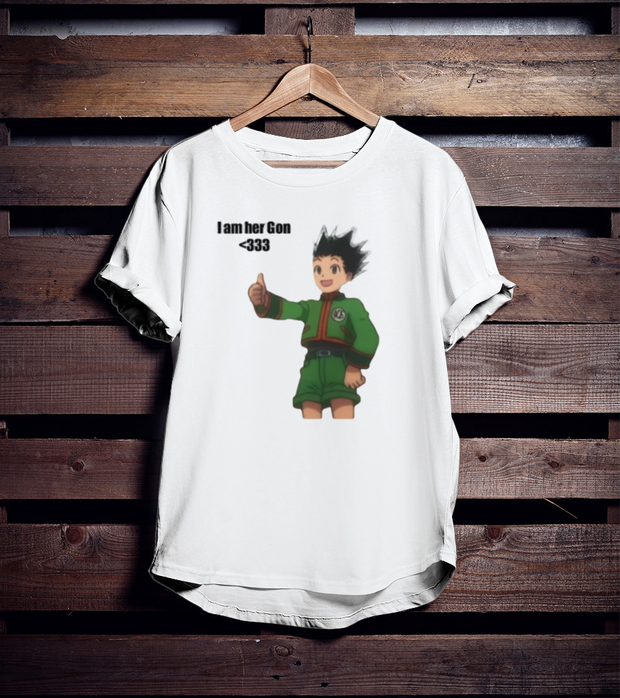 I Am Her Gon Anime Thumbs Up <333 Hunter Character T-Shirt