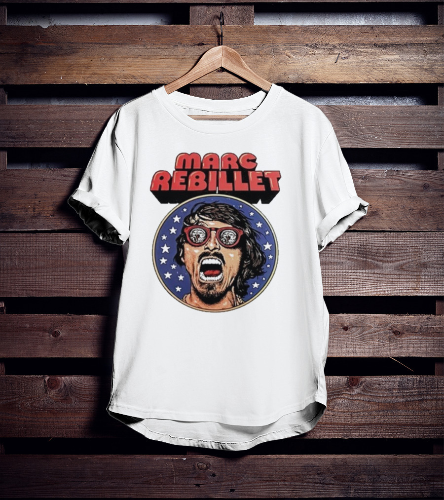 Marc Rebillet North America Tour 2025 Retro Stars Sunglasses Head T-Shirt