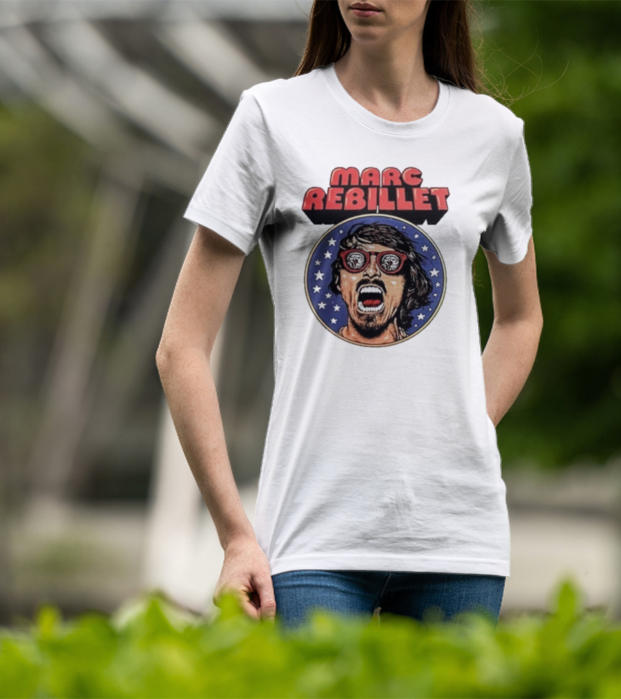 Marc Rebillet North America Tour 2025 Retro Stars Sunglasses Head T-Shirt