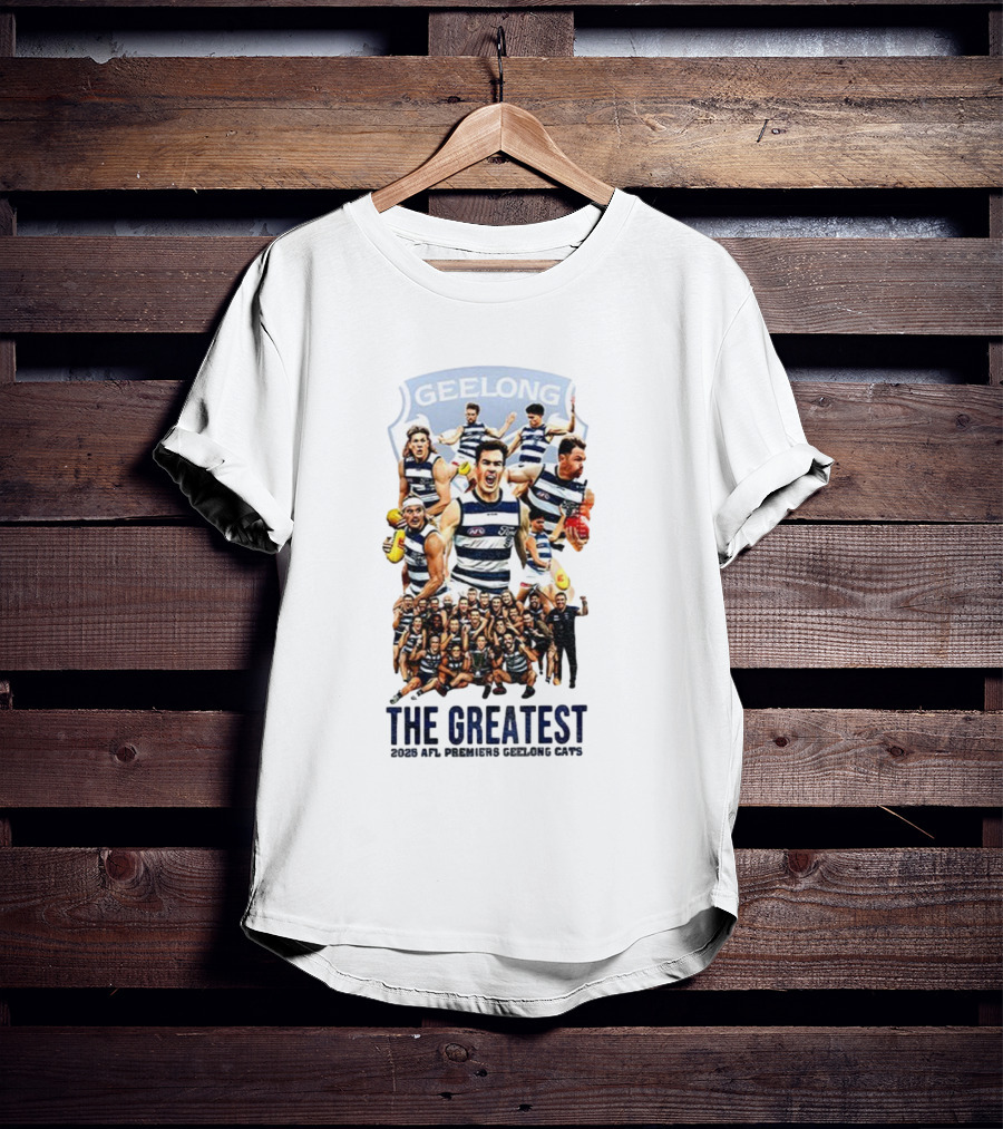 The Greatest Geelong Cats AFL Premiers 2025 Champions T-Shirt