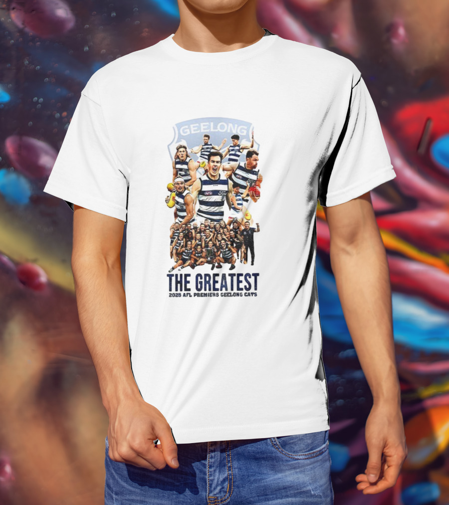 The Greatest Geelong Cats AFL Premiers 2025 Champions T-Shirt