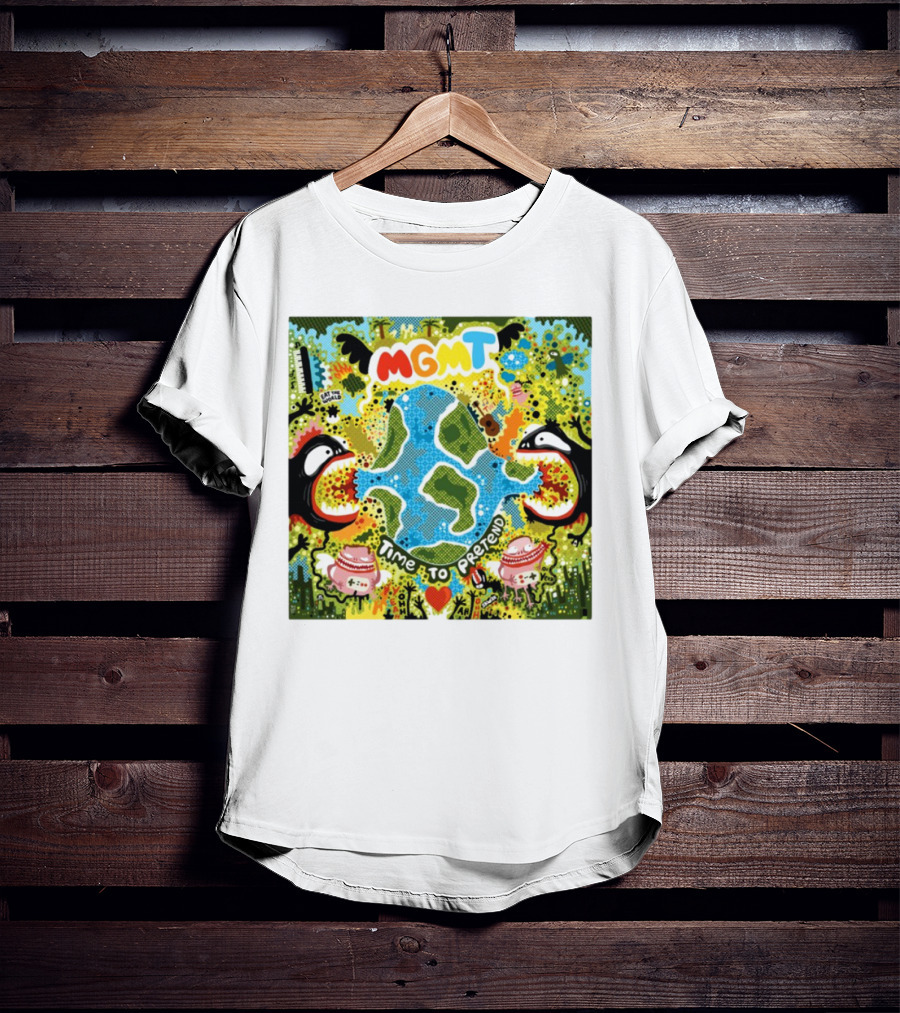 MGMT Time To Pretend EP Colorful Nature Fantasy Album Art T-Shirt