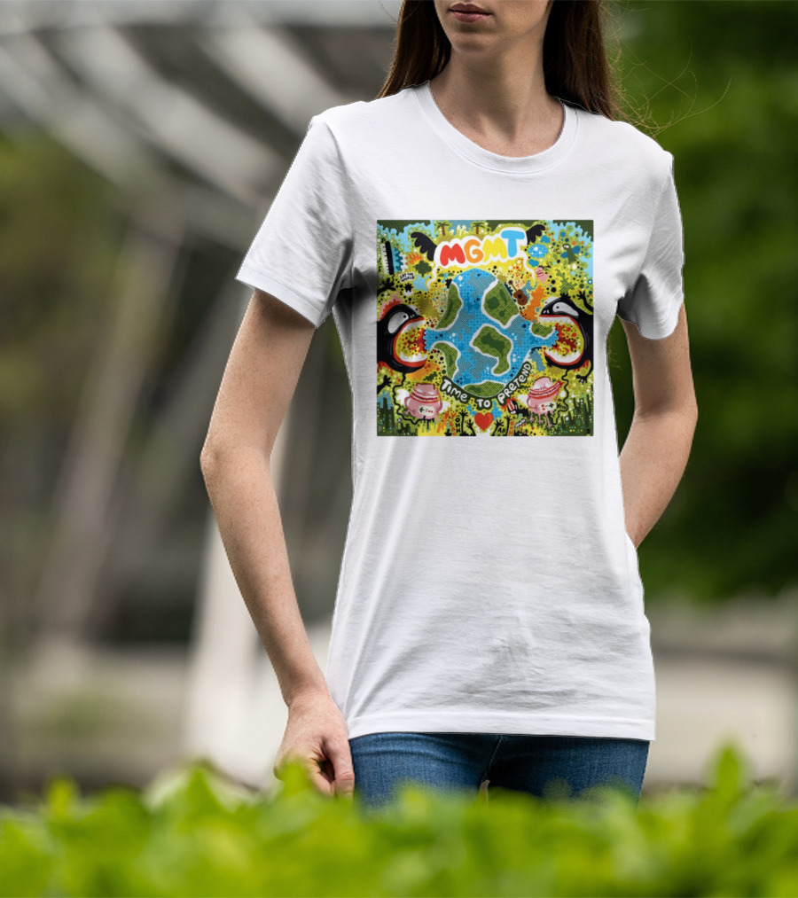 MGMT Time To Pretend EP Colorful Nature Fantasy Album Art T-Shirt