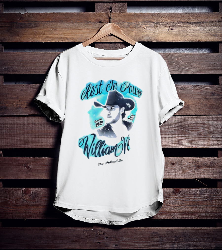 Rest In Power William Neff Sunrise 1989 Sunset 2023 Cowboy Hat Memorial T-Shirt