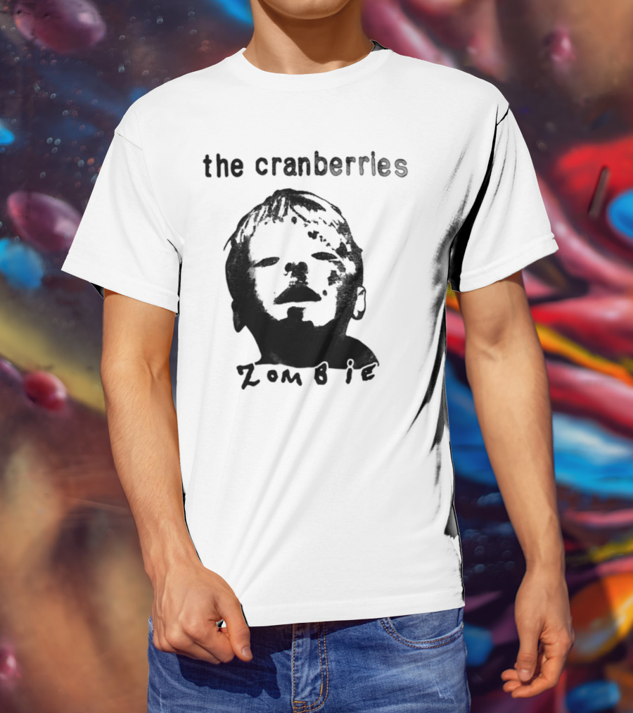 The Cranberries Zombie Kid Face Drawing T-Shirt