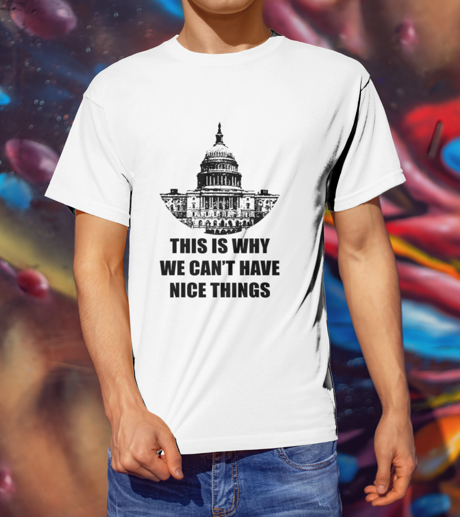 This Is Why We Can’t Have Nice Things Resist Corrupt Society Rebellion T-Shirt