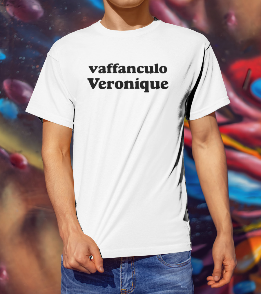 Vaffanculo Veronique Phrase Bold Text Style T-Shirt