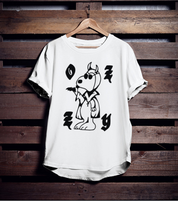 Chinacat Ozzy Featuring Skeleton And Roses T-Shirt