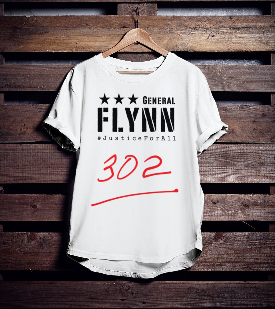 General Flynn Justice For All 302 Signature T-Shirt