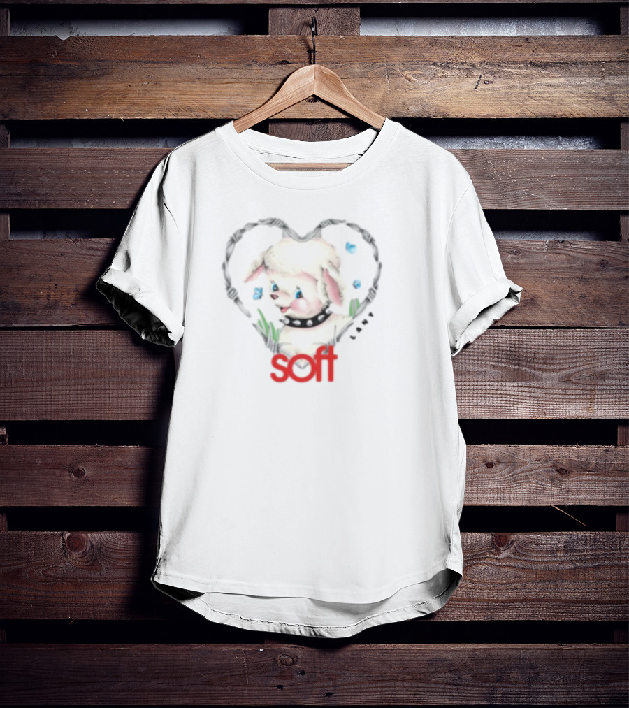 Lany Barbed Wire Lamb Soft Heart T-Shirt