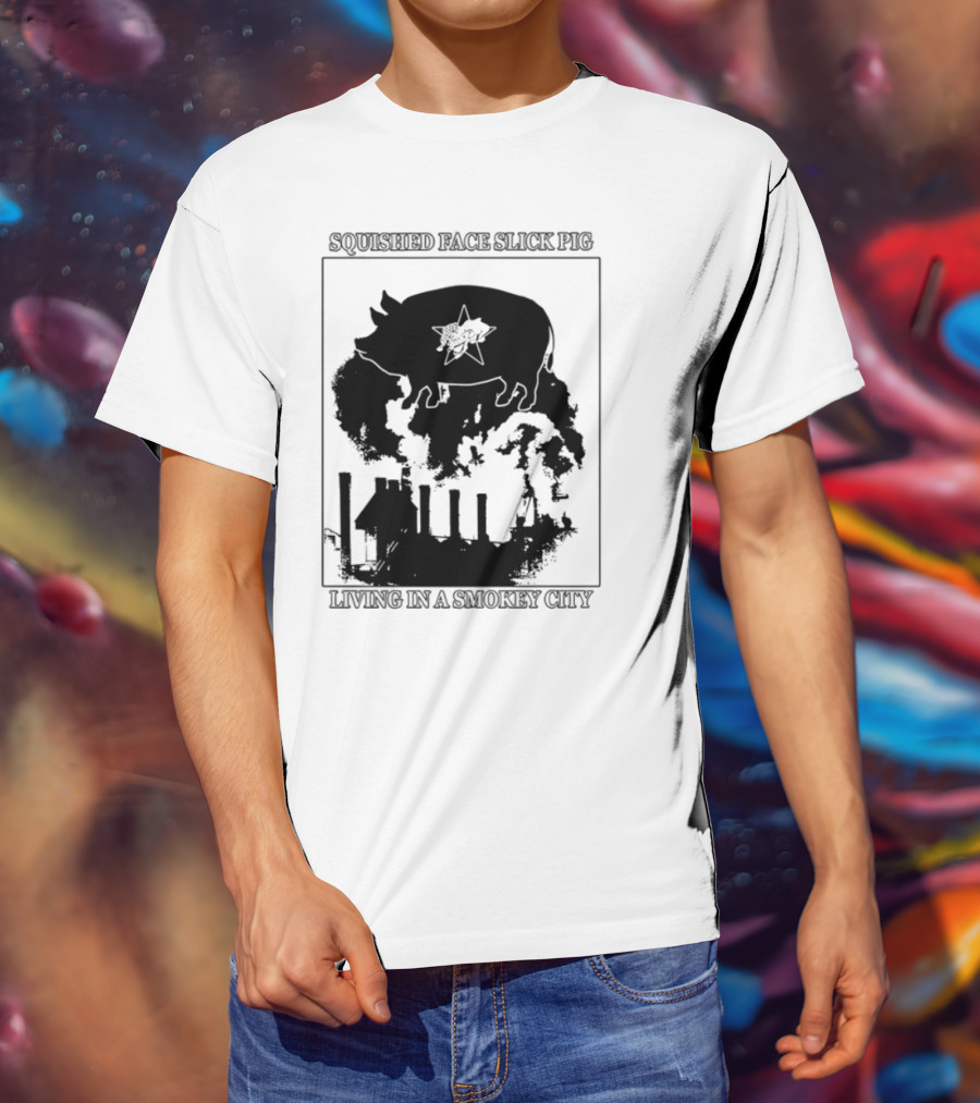 The Garden Squished Face Slick Pig Rivington Fast Times New York City T-Shirt