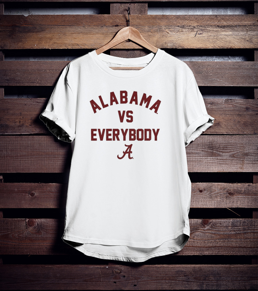 Alabama Crimson Tide Football Alabama Vs Everybody 2025 T-Shirt