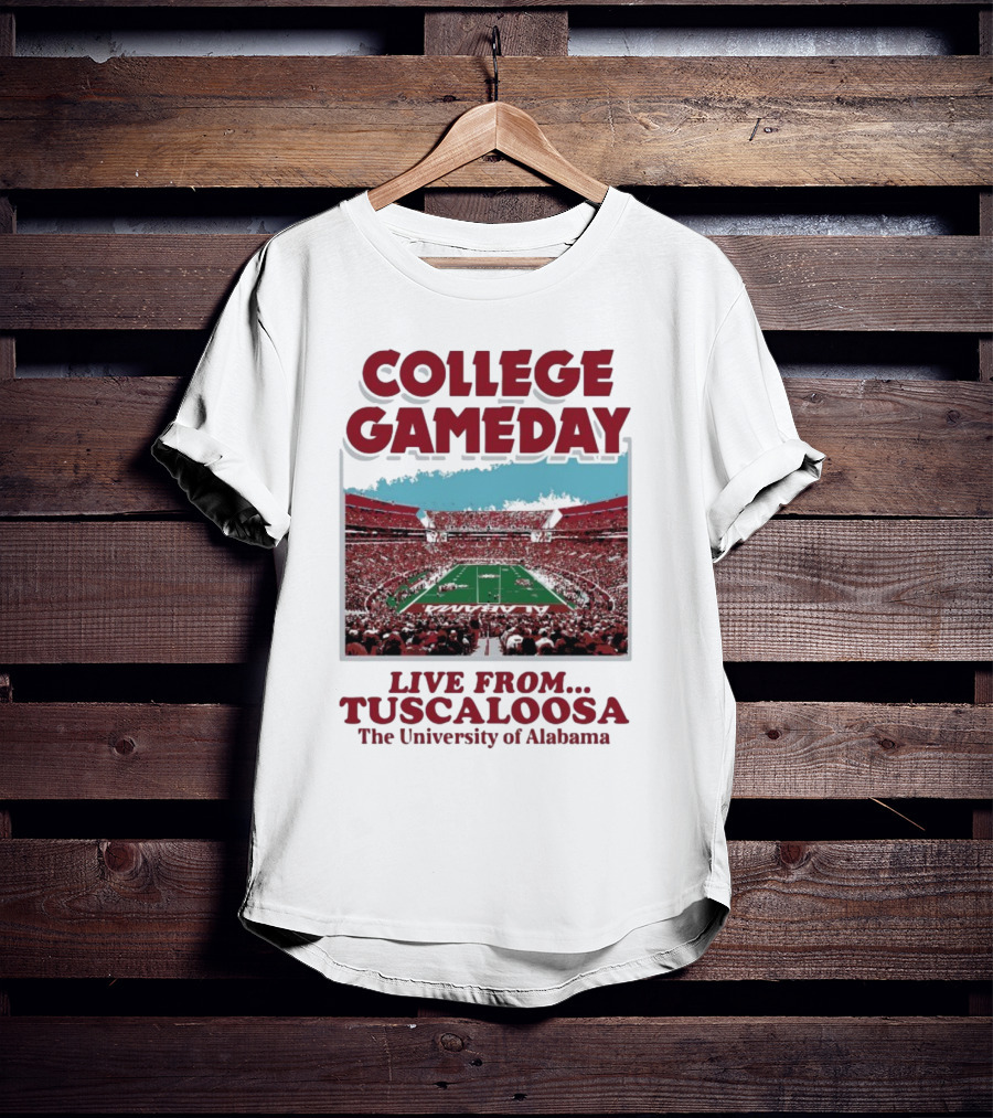 College GameDay Live From Tuscaloosa The University Of Alabama T-Shirt