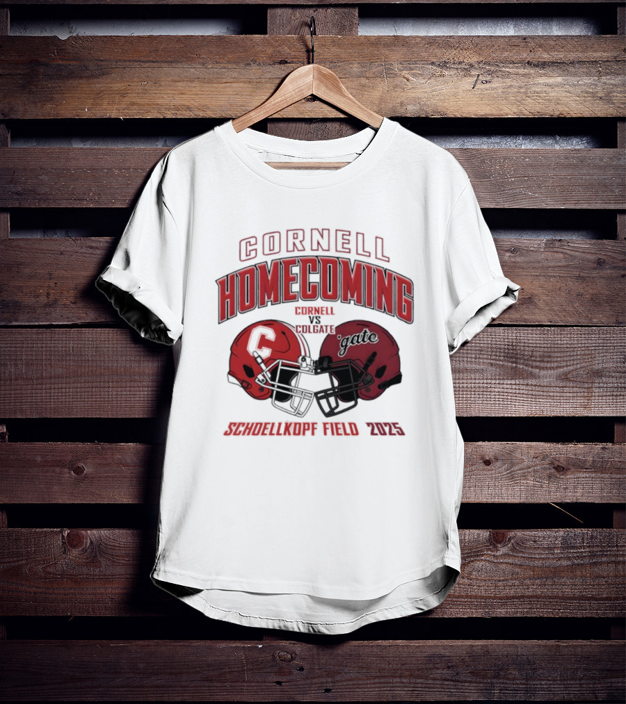 Cornell Homecoming 2025 Cornell Vs Colgate Schoellkopf Field Game Day T-Shirt