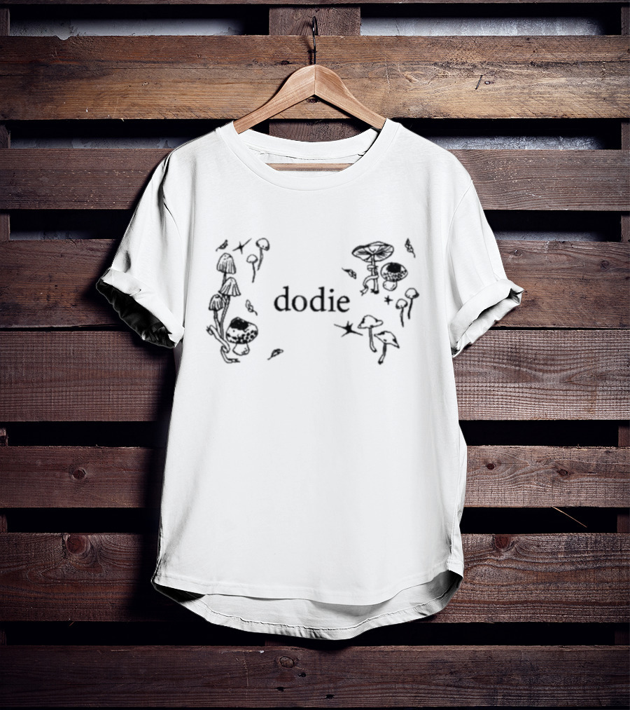 Dodie Aesthetic Mushroom Forest Motif T-Shirt