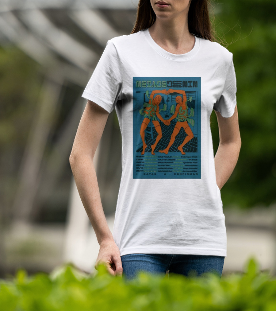 Metade De Mim October 2025 São Paulo Curitiba Tour Dates T-Shirt