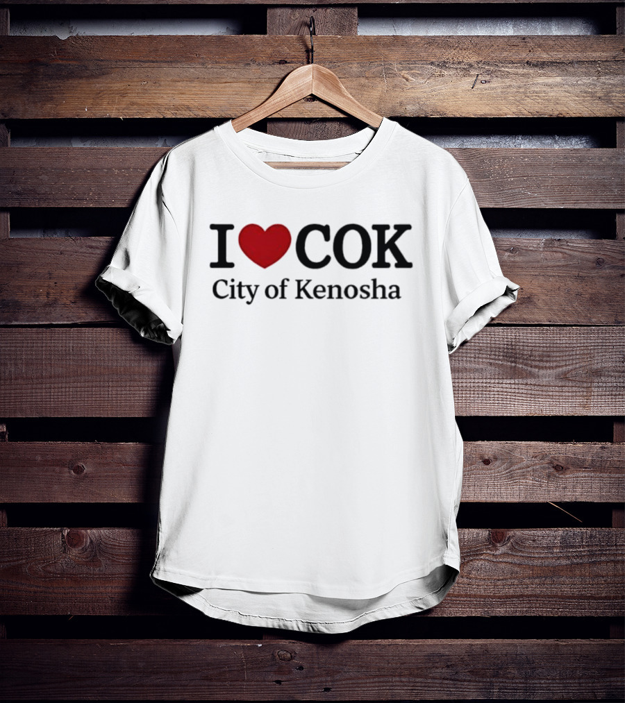 I Love COK Heart City Of Kenosha T-Shirt