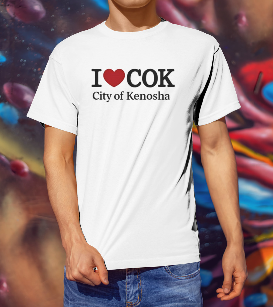 I Love COK Heart City Of Kenosha T-Shirt