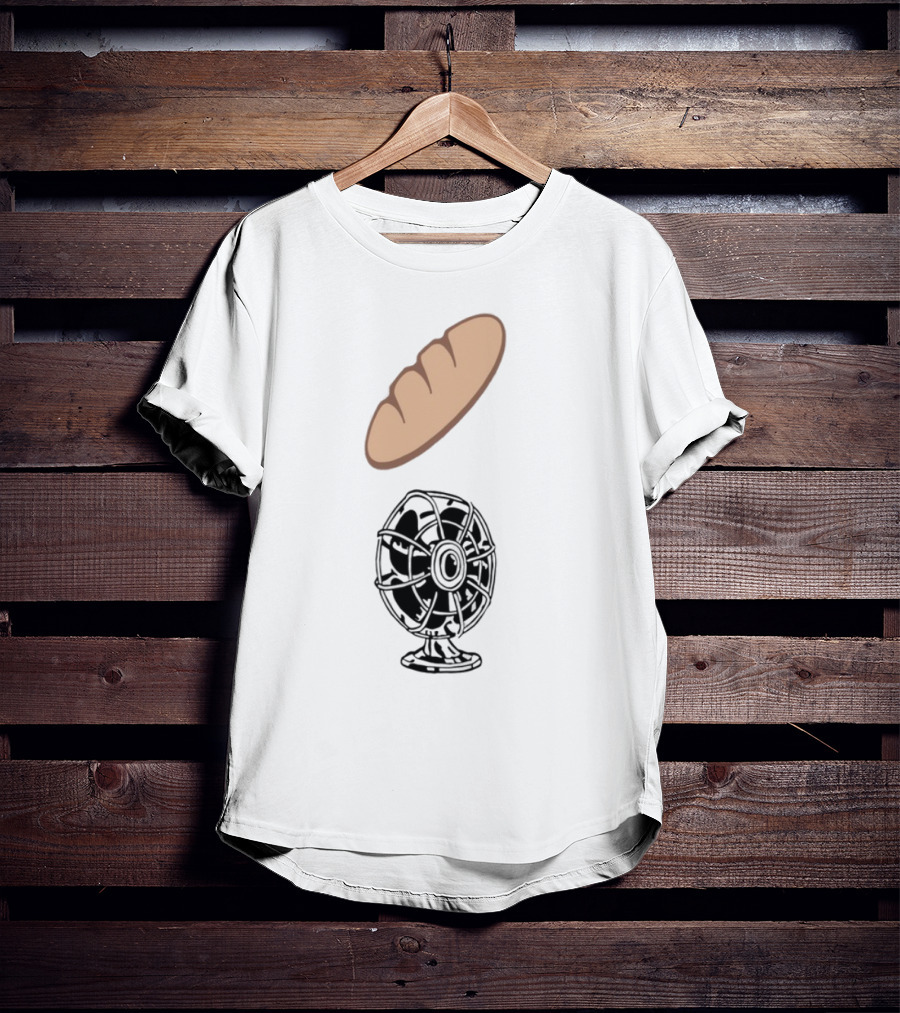 James B. Jones Breadfan Baguette And Fan Icon T-Shirt