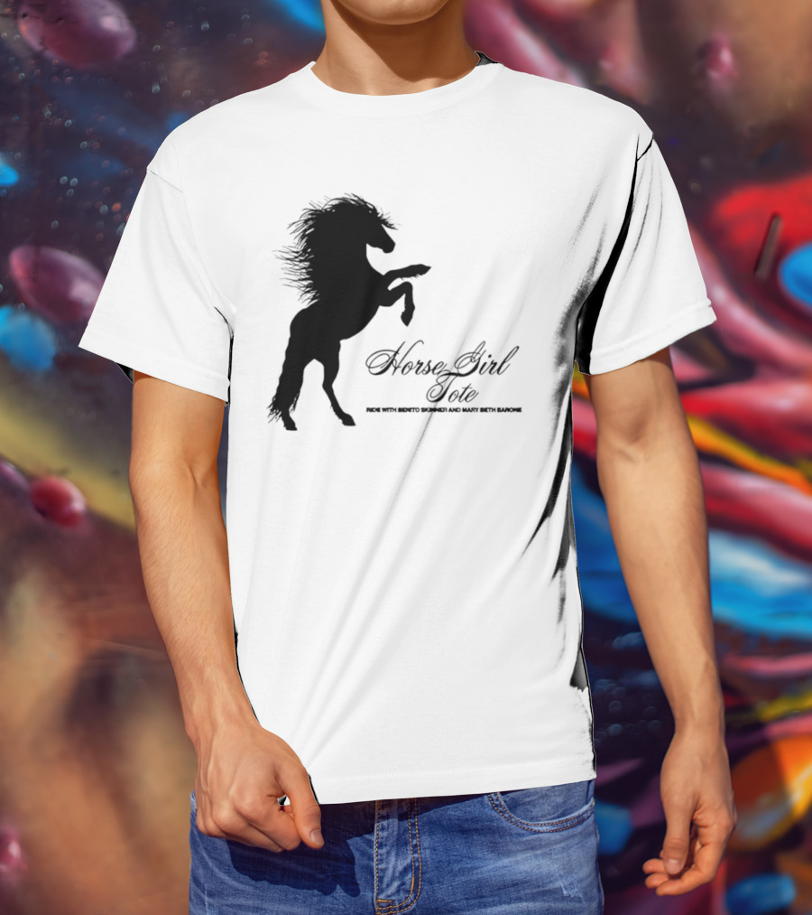 Ride Horse Cowgirl Country Girls Love Cowboys T-Shirt