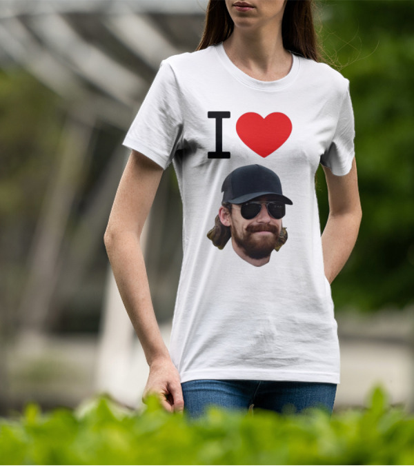 I Heart Ryan Blaney Racing Fan Apparel T-Shirt