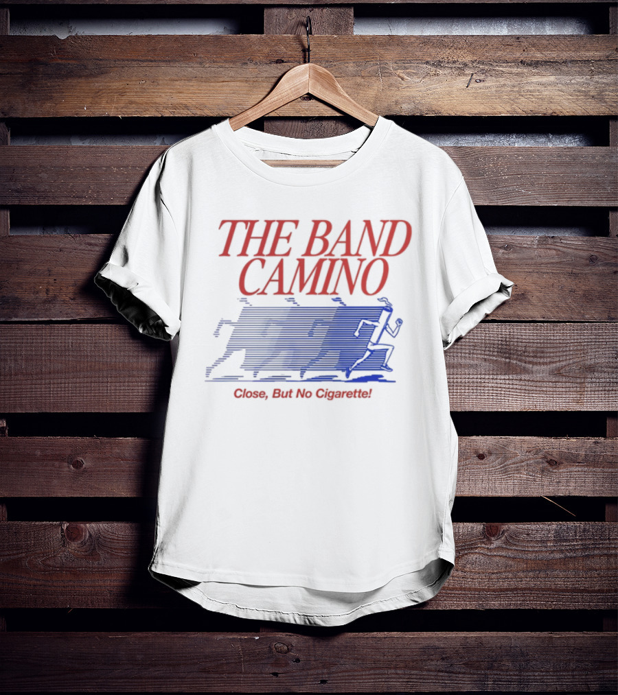 The Band Camino Close But No Cigarette Running Figures T-Shirt