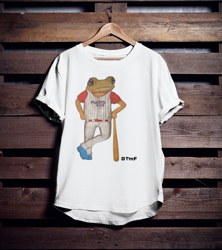 Bad Bunny DTMF Coquí Puerto Rico Baseball T-Shirt