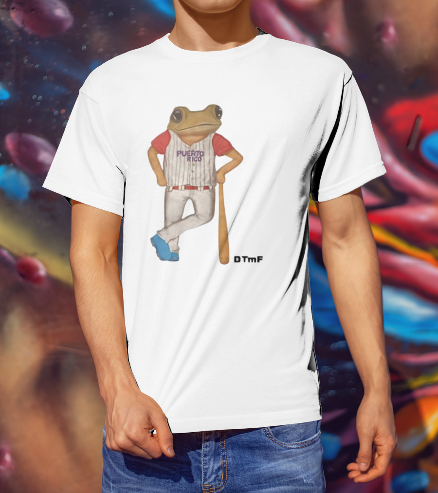 Bad Bunny DTMF Coquí Puerto Rico Baseball T-Shirt