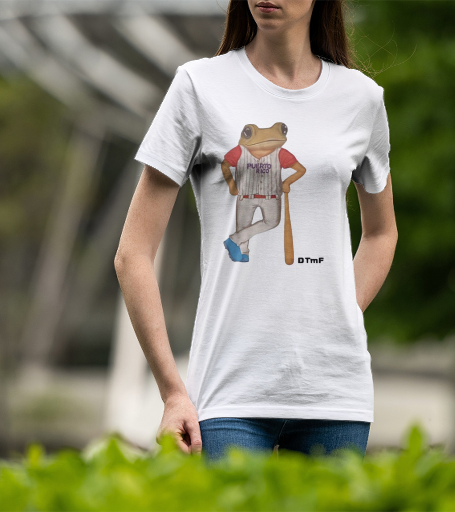 Bad Bunny DTMF Coquí Puerto Rico Baseball T-Shirt