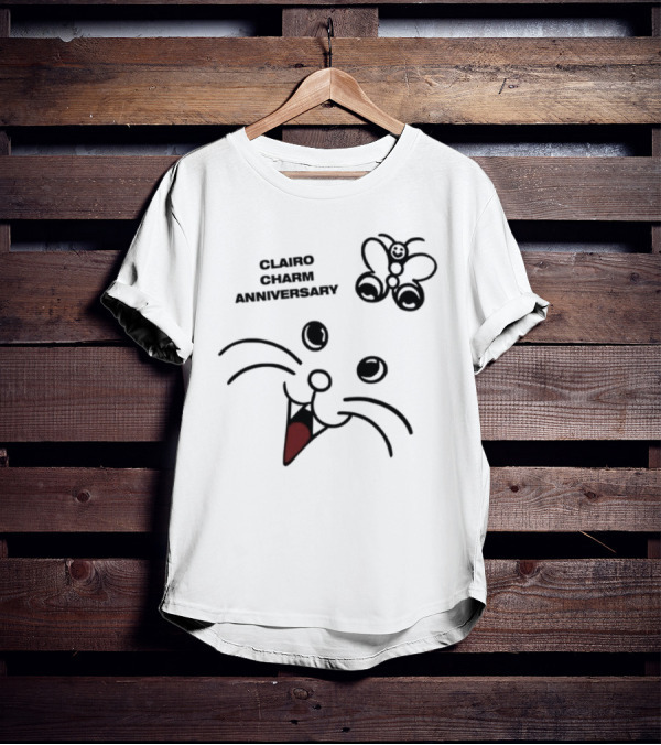 Clairo Charm Anniversary 2025 Red Heart Doodle Design T-Shirt