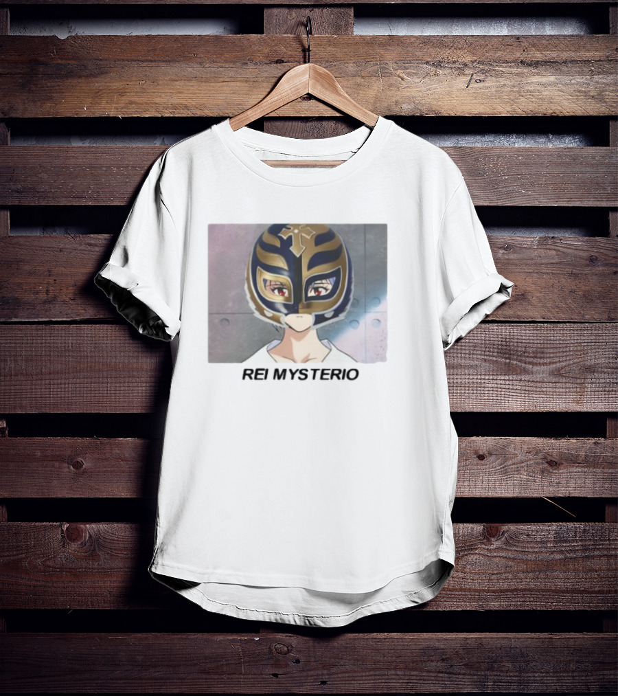 Goofyahhtees Rei Mysterio Anime Mask Fusion T-Shirt