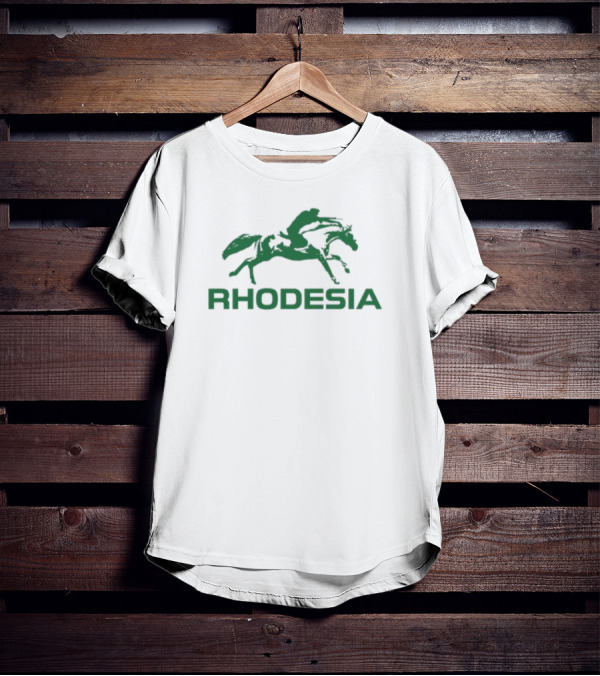 Rhodesia Green Horse Pegasus Emblem T-Shirt