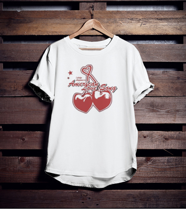 Momoboyd I Pledge Allegiance To Love Song Chrome Hearts Double Heart Stars T-Shirt