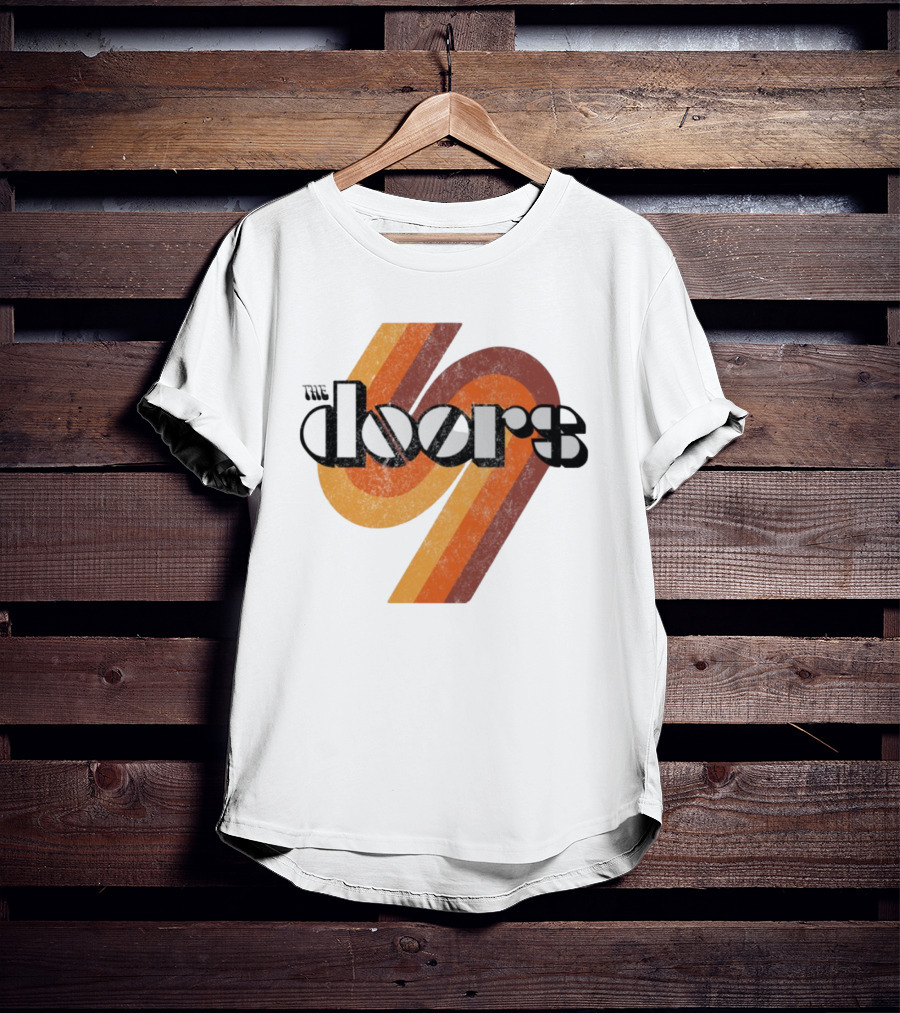 The Doors 1969 Retro Vintage Distressed 70s Style Classic Rock Icon T-Shirt