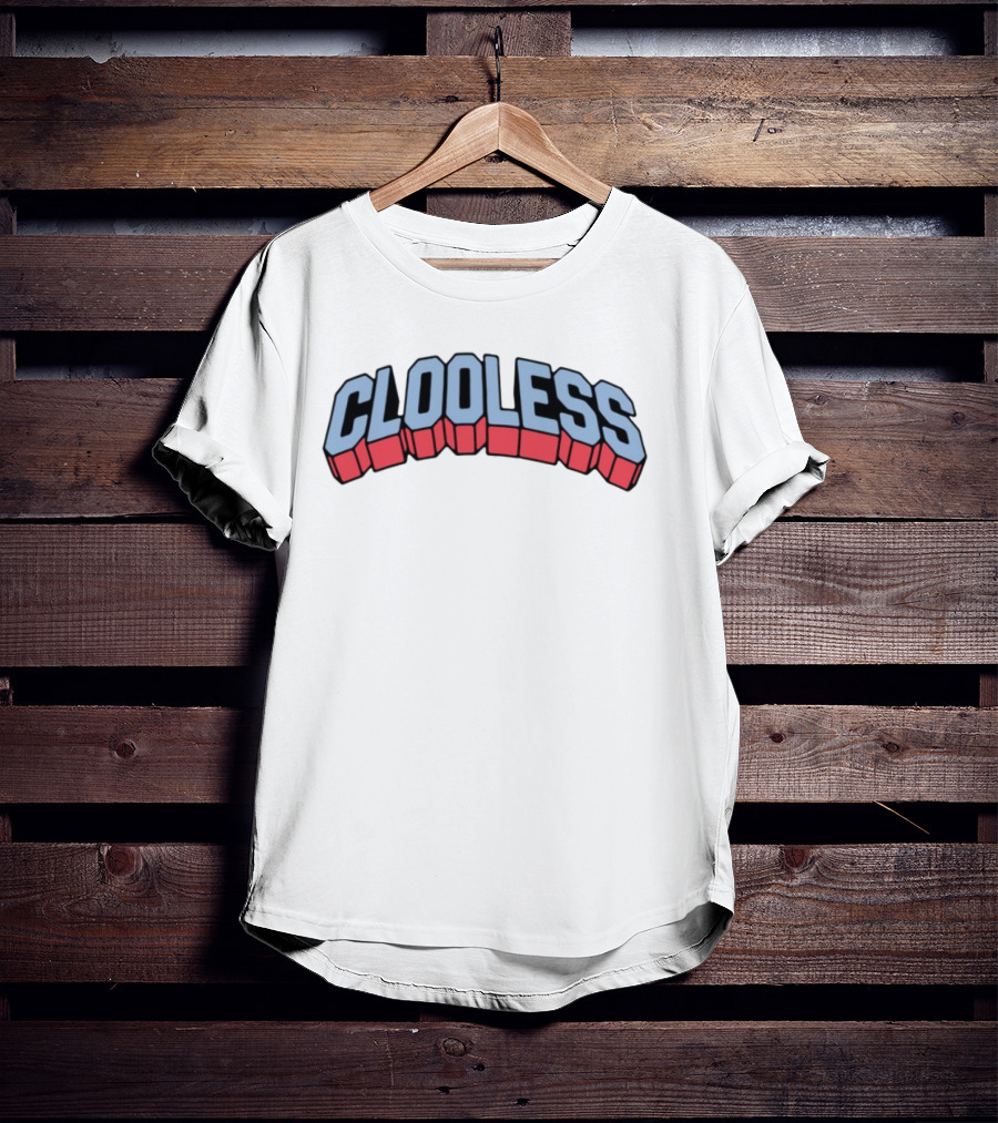 Clooless Podcast Block Party Retro Style Text T-Shirt