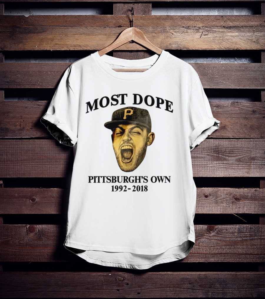Most Dope Pittsburgh's Own 1992 2018 P Hat Tribute T-Shirt