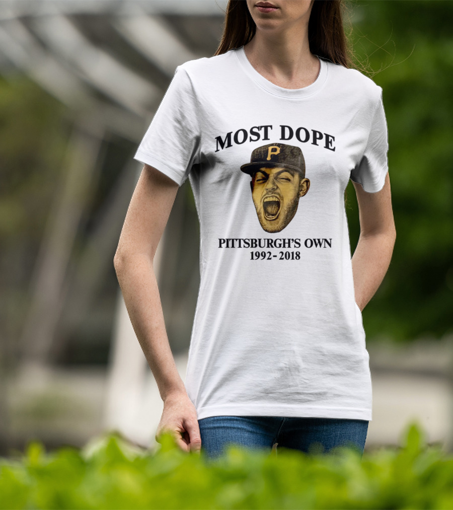 Most Dope Pittsburgh's Own 1992 2018 P Hat Tribute T-Shirt