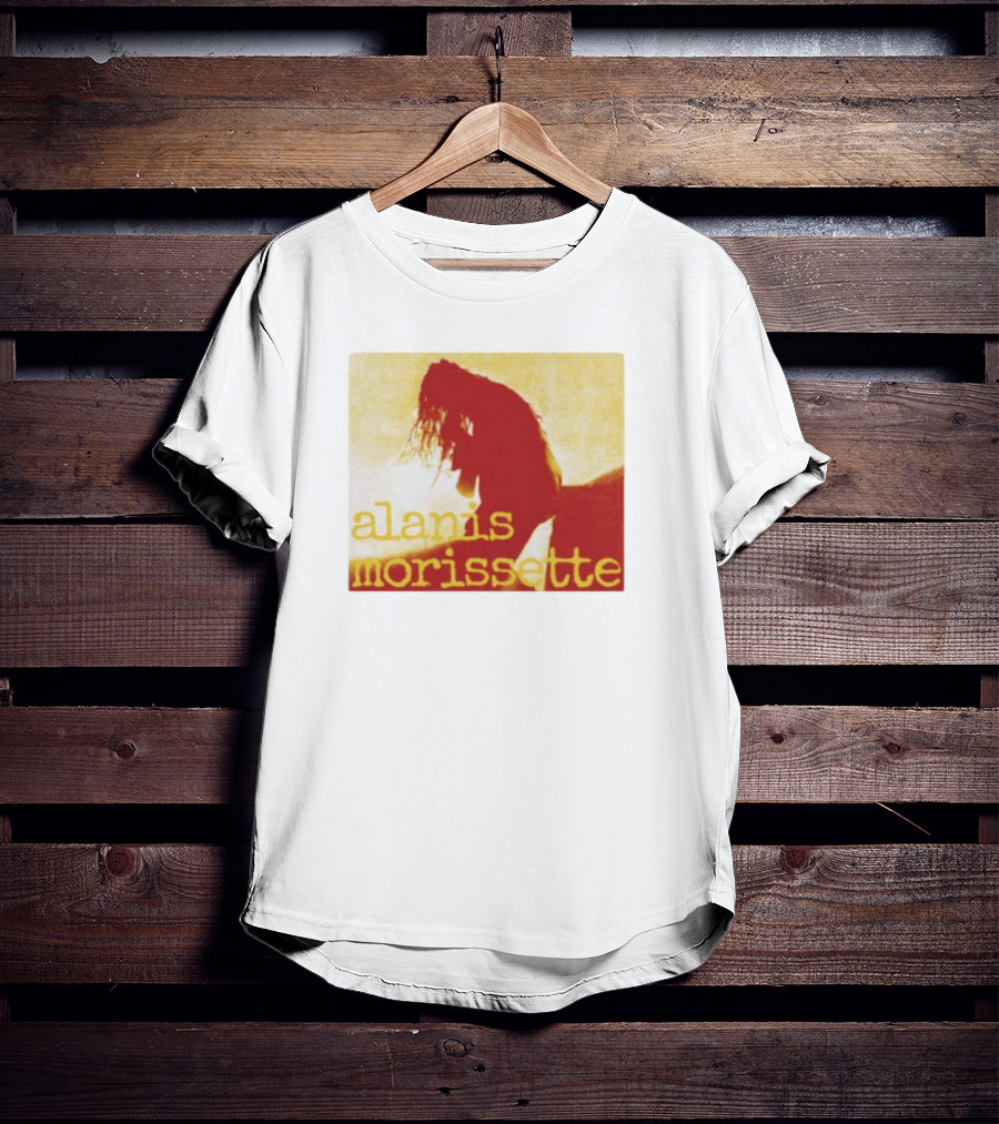 Alanis Morissette Yellow Vintage Silhouette T-Shirt