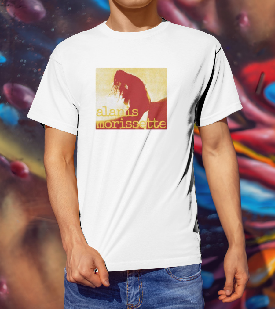 Alanis Morissette Yellow Vintage Silhouette T-Shirt