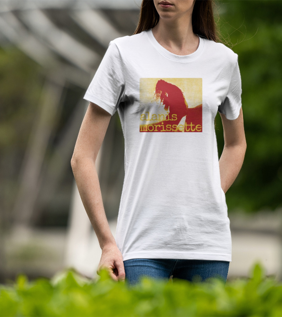 Alanis Morissette Yellow Vintage Silhouette T-Shirt