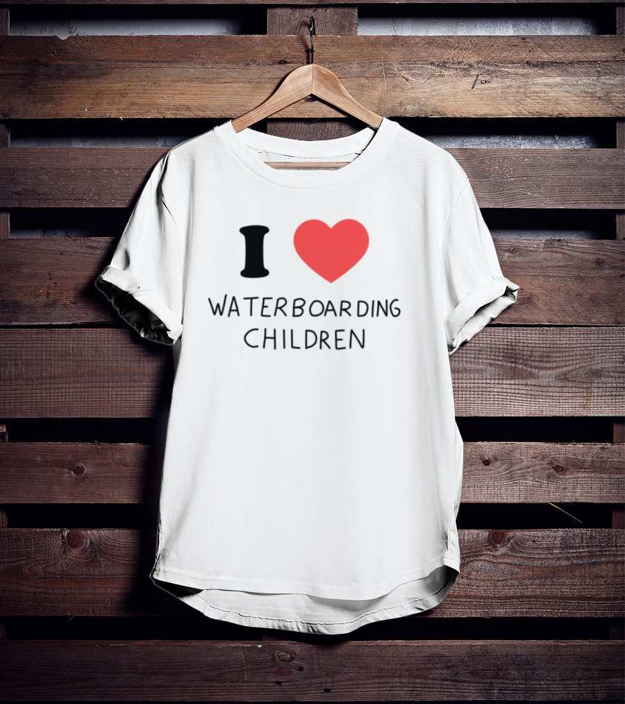 Kirsche I Love Waterboarding Children T-Shirt