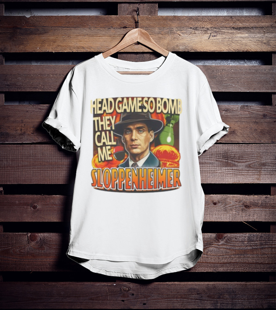 Head Game So Bomb They Call Me Sloppenheimer Vintage Style Explosion T-Shirt