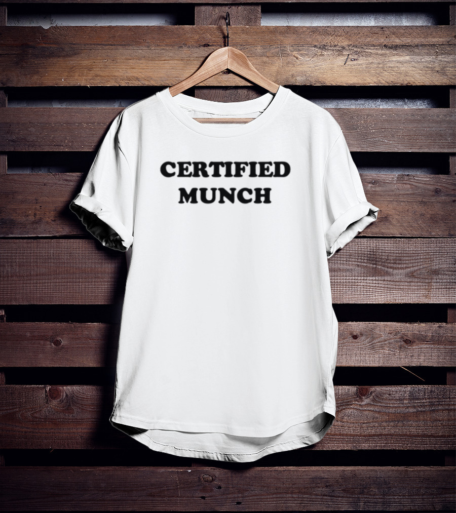 Unethicalthreads Certified Munch Bold Text Statement T-Shirt