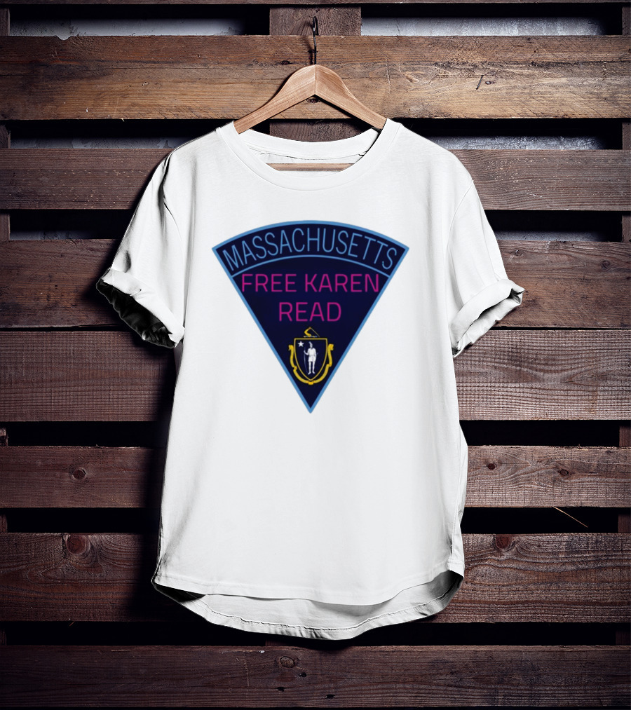 Massachusetts Free Karen Read Emblem Design T-Shirt