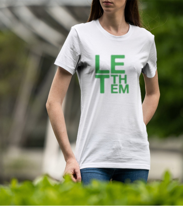 Mel Robbins Let Them Motivational Phrase T-Shirt
