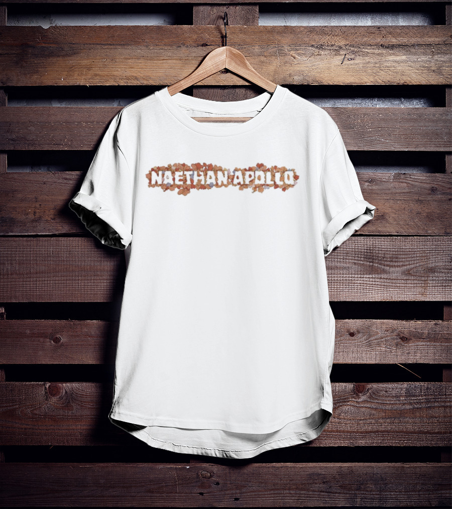 Naethan Apollo Petals Floral Typography T-Shirt